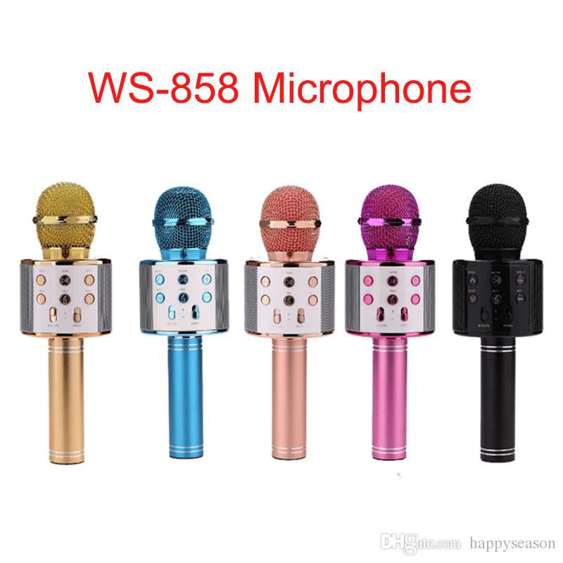 WS 858 Wireless Bluetooth Mic Microphone Recording Condenser