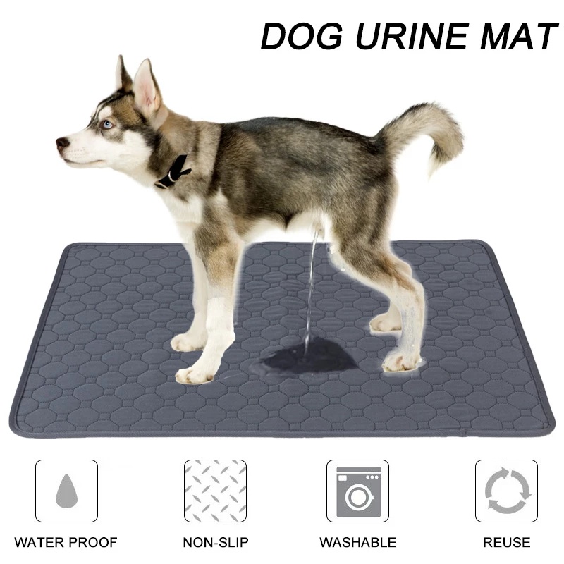 Dog Pee Pad Waterproof Puppy Potty Training Washable Non-slip Urine Pad  Reusable Cat Dog Diapers