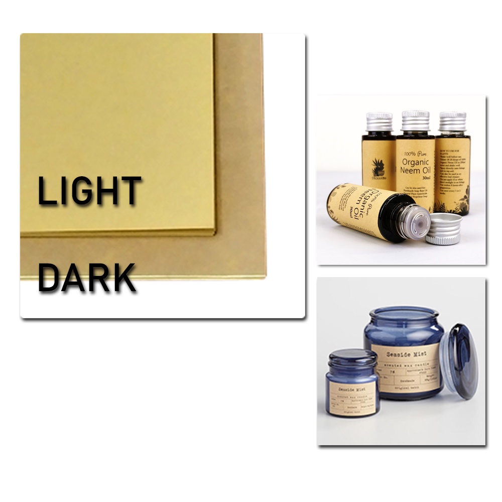 Printable Label Sticker Paper A4 Matte & Glossy yellow back for inkjet ...