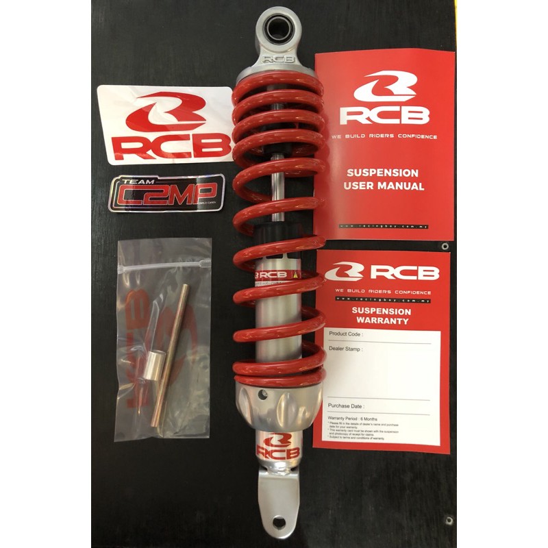 RCB Mono shock A2 series Honda Click 125 and 150 V1, V2 330mm can also ...