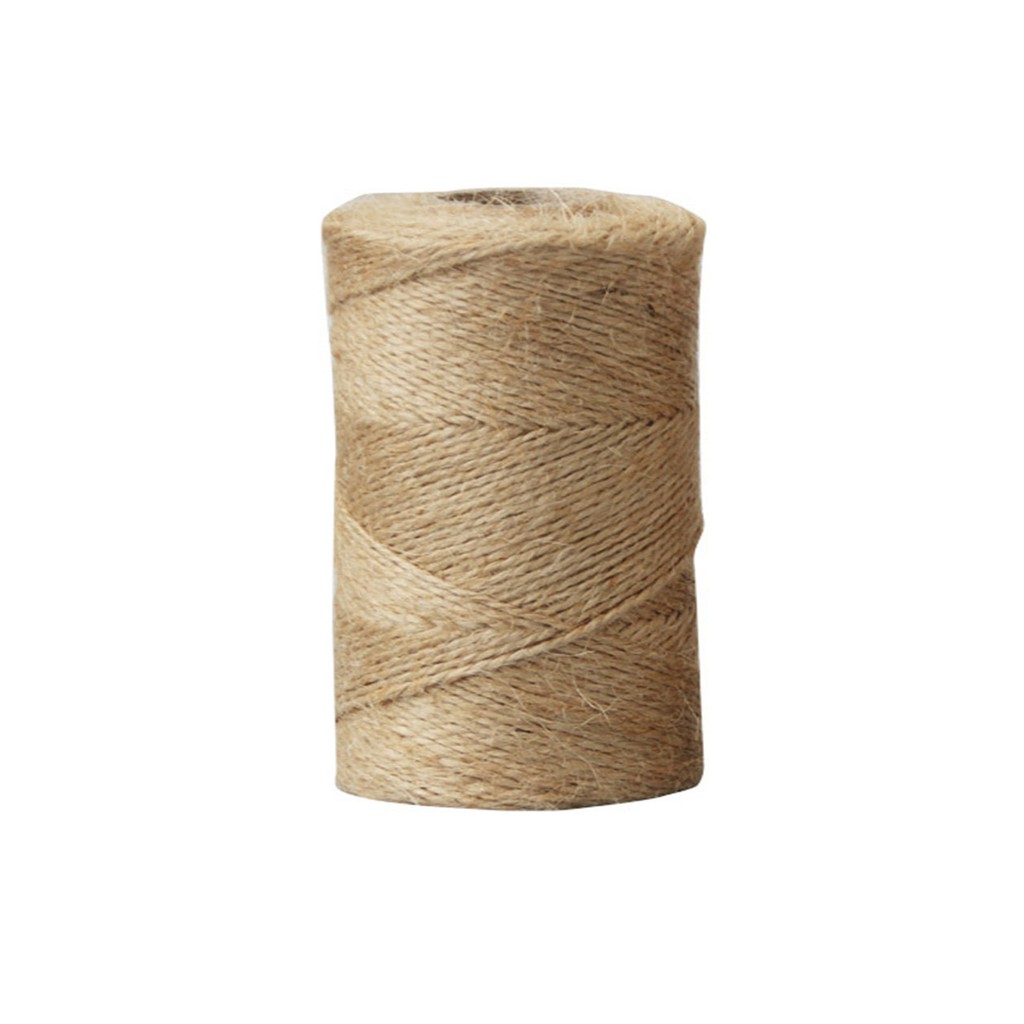 200M 2mm 3mm Natural Jute Rope Hemp Cord Jute Twine Rope Birthday Party