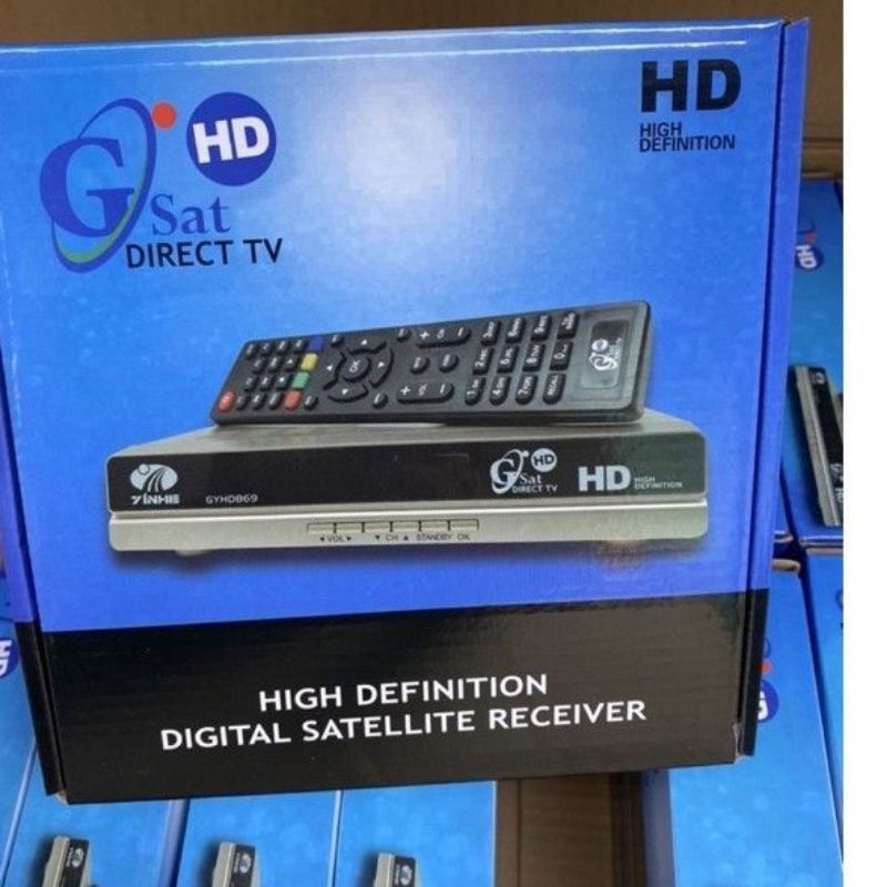 GSAT HD BOX ONLY WITH FREE 1 MONTH LOAD PLAN 500 | Shopee Philippines