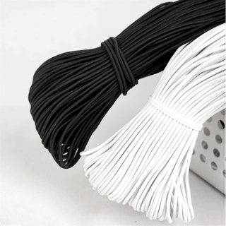 8mm White Color Sewing Elastic Band High Elastic Flat Rubber Band Waist  Band Sewing Stretch Rope Garment Accessories 