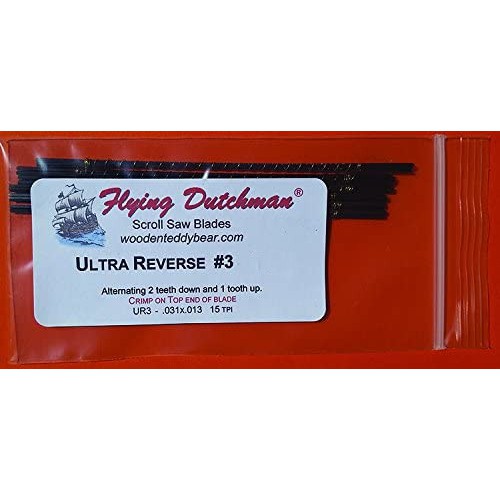 Flying Dutchman Ultra Reverse One Dozen Scroll Saw Blade Pack Shopee Philippines