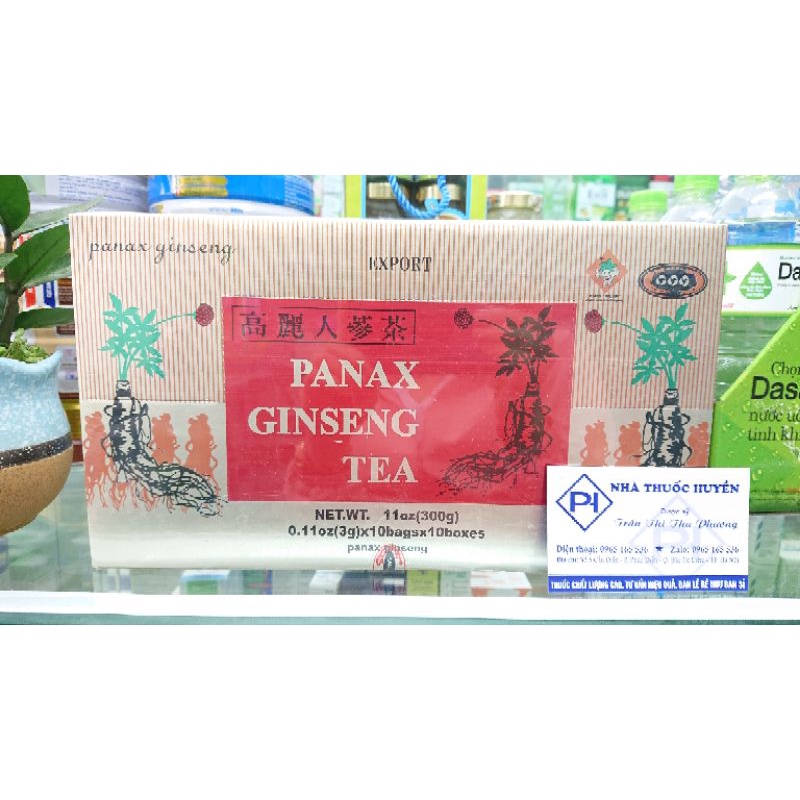 Panax GINGSENG TEA (Big box*10 small boxes*10 packs of 3g) | Shopee ...