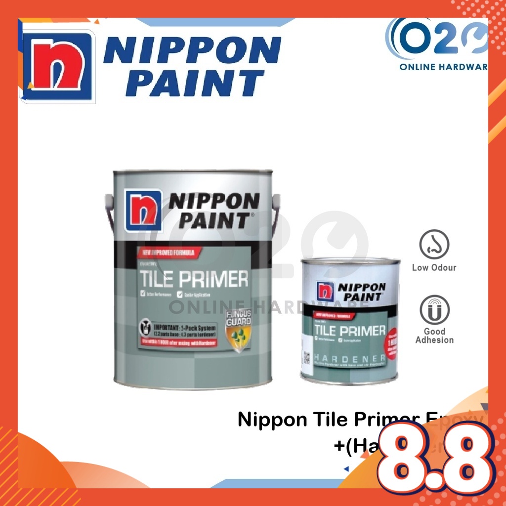 Nippon Paint Tile Primer Cat Dinding Wall Paint Wall Painting Paint