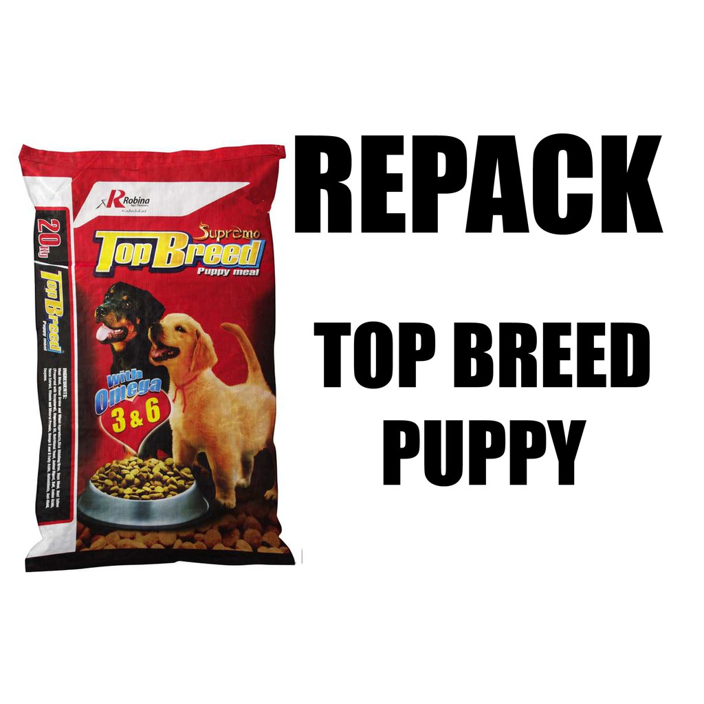 Top breed outlet puppy dog food