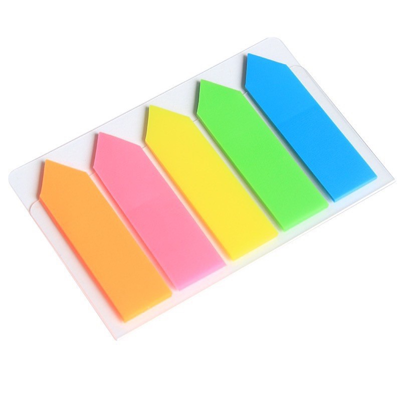 5 Colors Set Candy Color sticky notes Convenient using memo notes ...