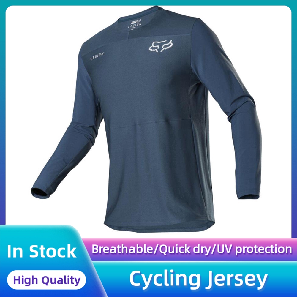 summer long sleeve mountain bike jersey