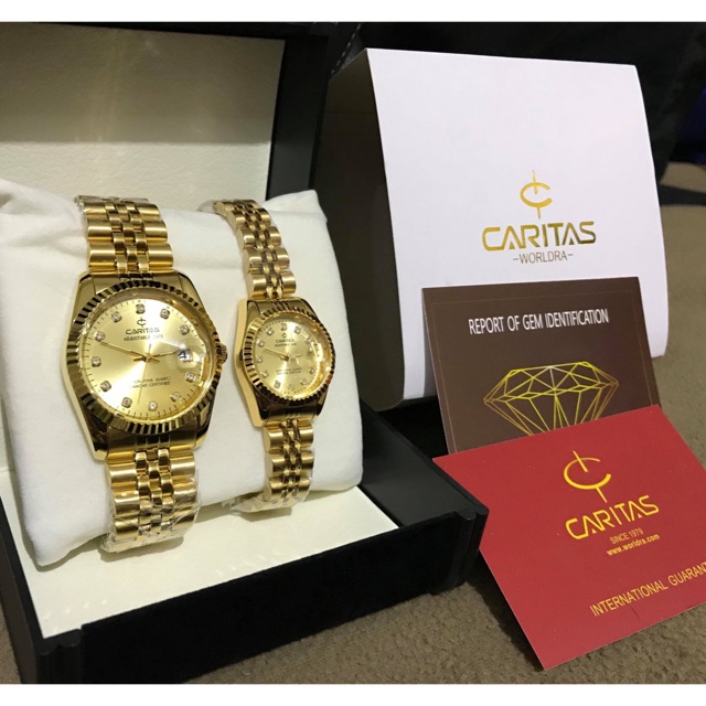 Caritas diamond hot sale watch automatic