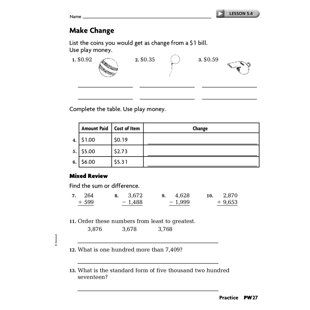 Grade 3 Math Workbook from DepEd Tambayan - Colored Piso Print | Shopee ...