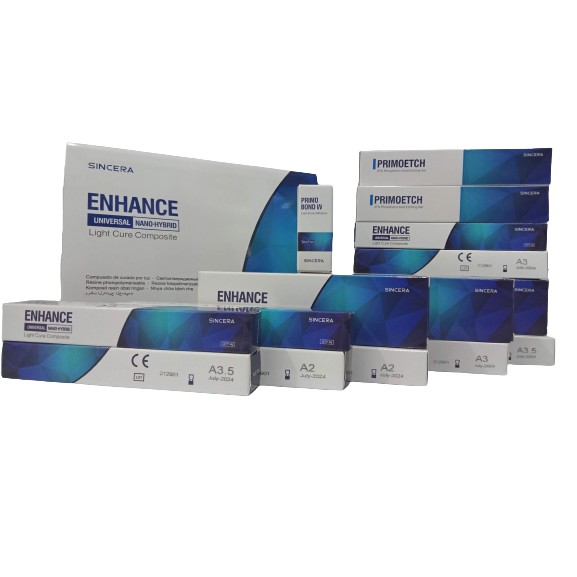 Sincera Light Cure Composite Flowable and Packable in the shades A2, A3