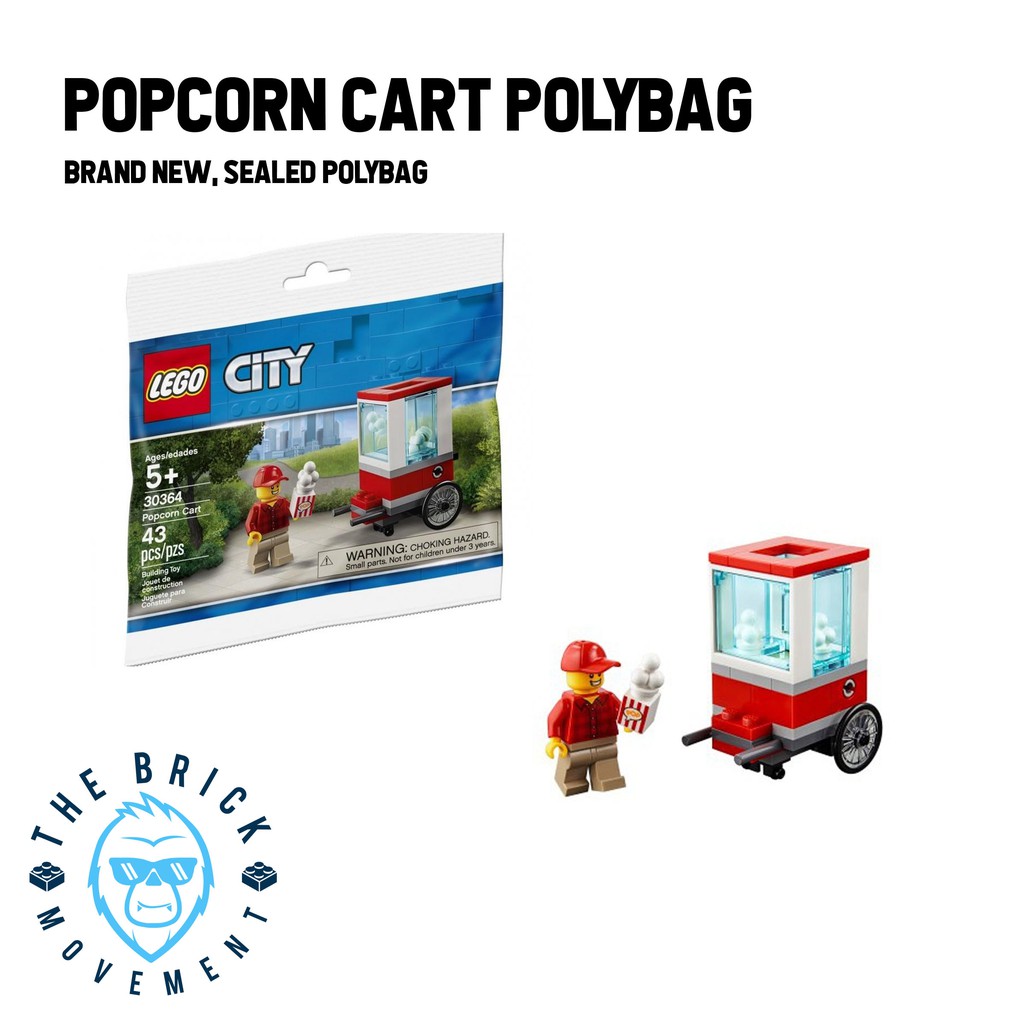 Lego popcorn 2024 cart polybag