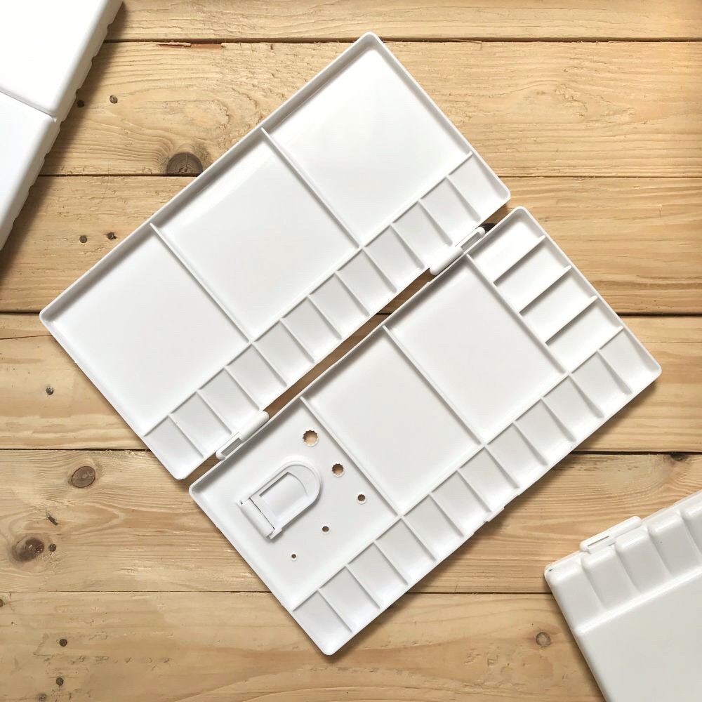 Vtec Plastic Folding Watercolor Palette Box Rd33/Folding Watercolor