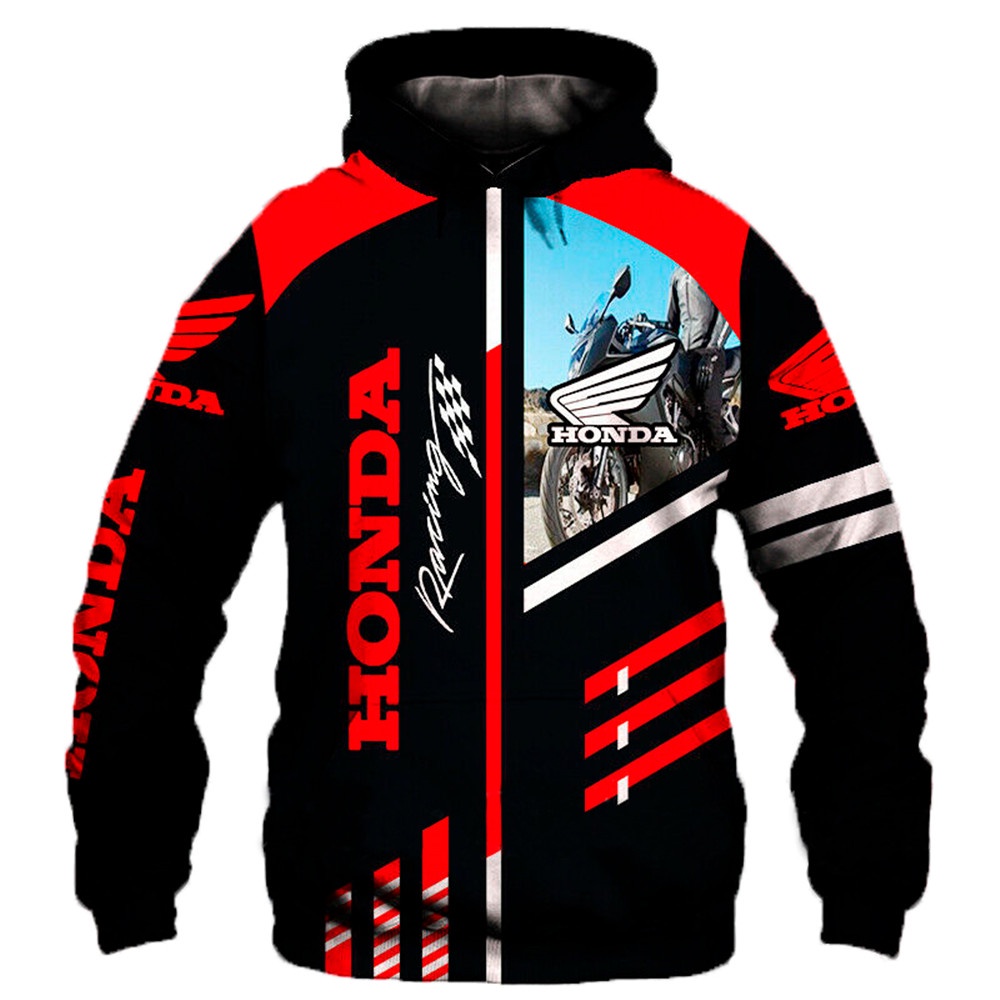 Multi-Color Digital Printing Hooded Sweater Brown Lining Cotton-padded Jacket