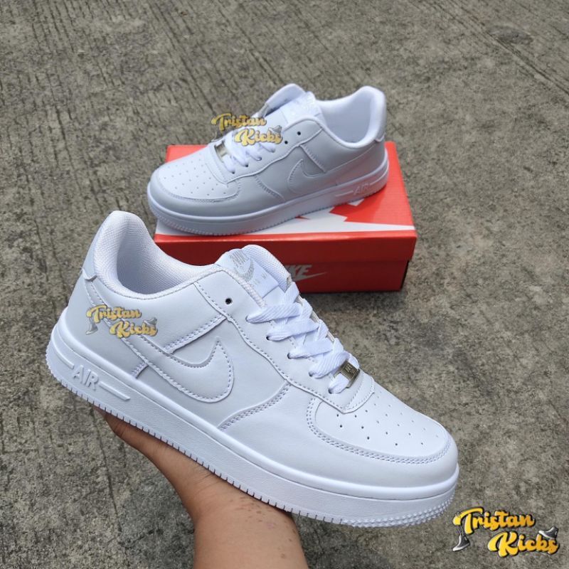 Air force 1 hot sale with black swoosh womens