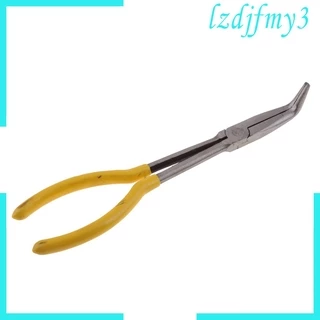 Long Fishing Pliers Straight 45 90 Degree O-Shape Bend Needle Nose Pliers  Plug Puller Multil Carbon Steel Gripper Hand Tool