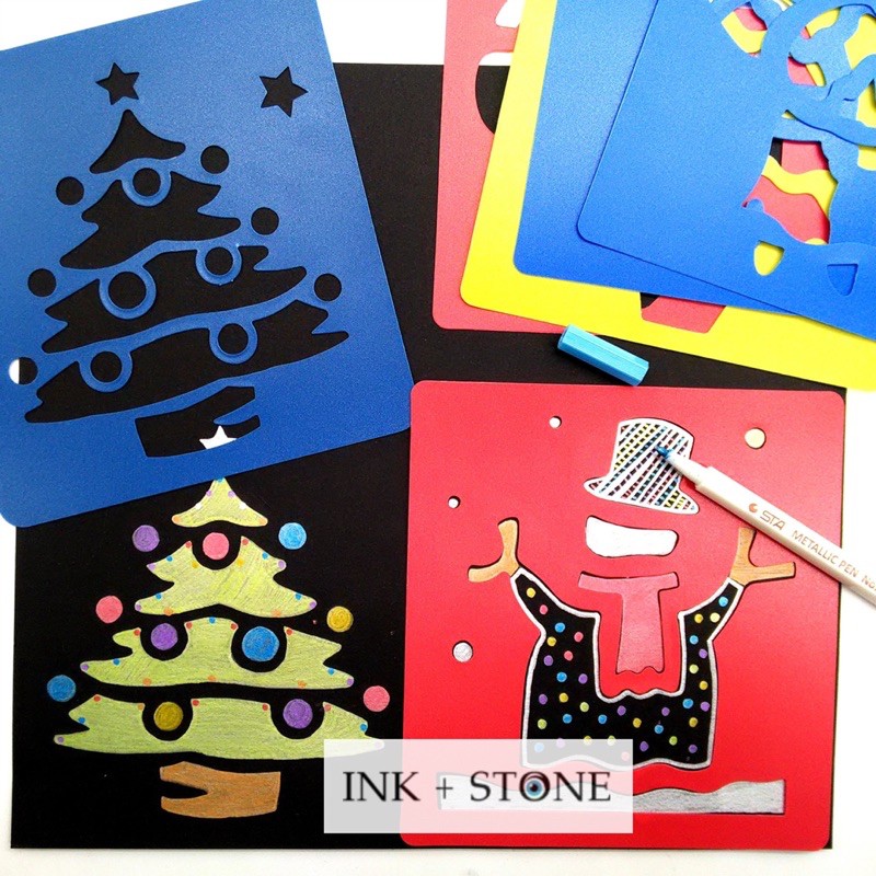 Painting Stencil Plastic Drawing Spraying Templates For Kids Crafts