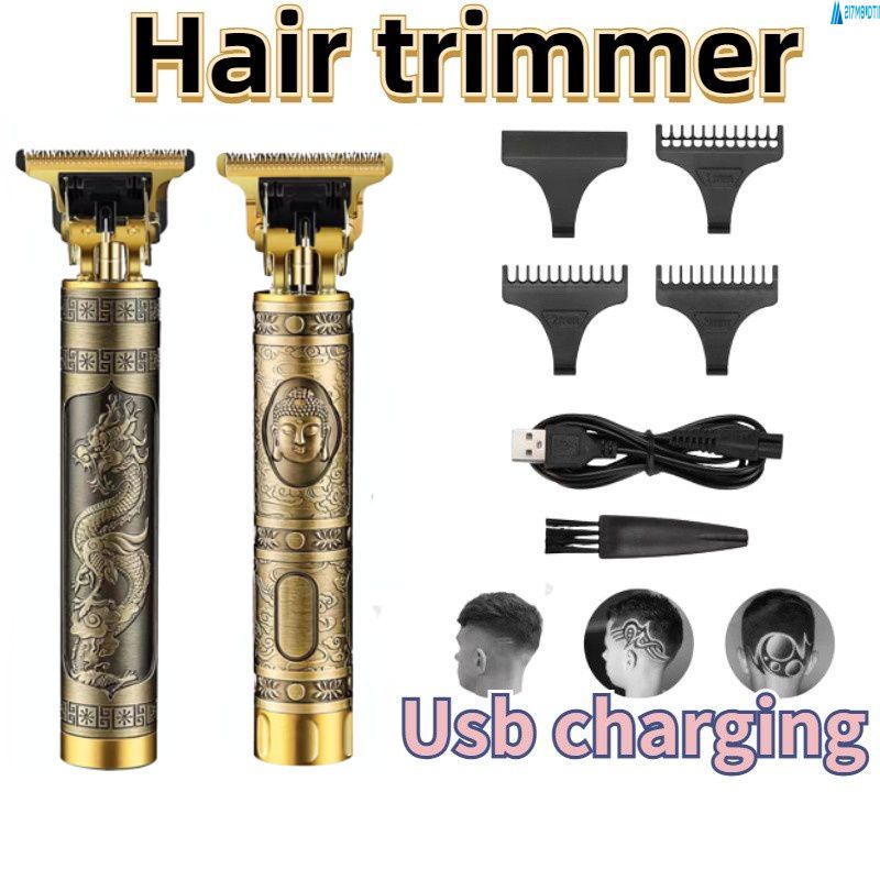 vintage T9 Trimmer Razor Hair Cut USB Rechargable Dragon Trimmer ...