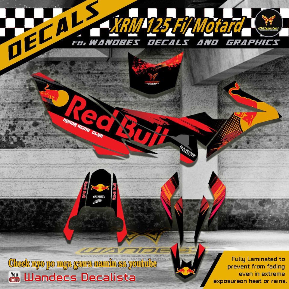 Xrm 125 fi deals decals