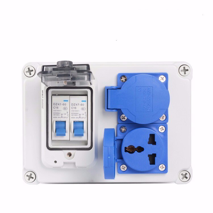 Industry Socket Distribution Box Portable Plastic Group Combine 16a 63a ...