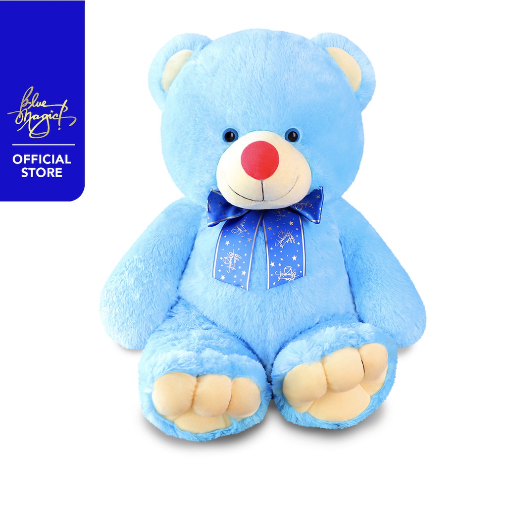 Blue stuffed hot sale toy