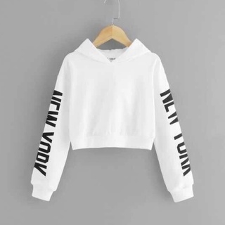 Crop hoodie hot sale shopee