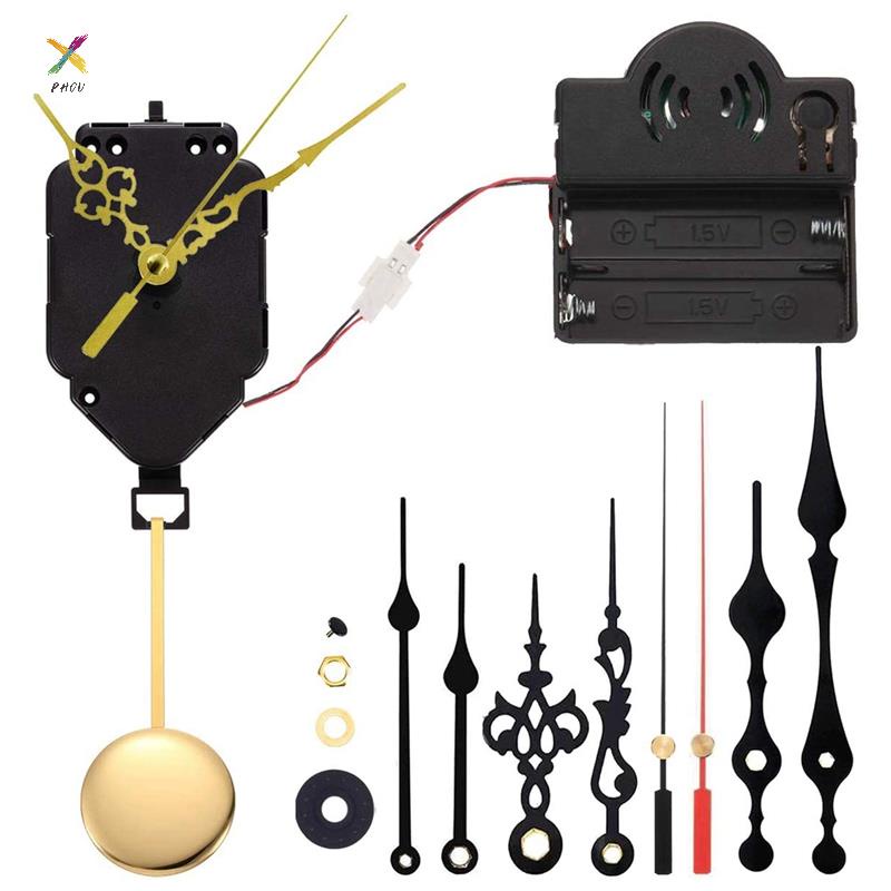 Quartz Pendulum Trigger Clock Movement Chime with 4 Pairs Clock Hands ...