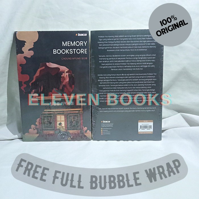 Novel MEMORY BOOKSTORE CHOUNG MYUNG SEOB (ORI) Shopee Philippines