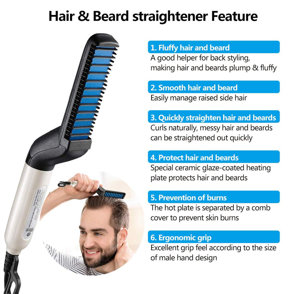 Shopee hair outlet brush straightener