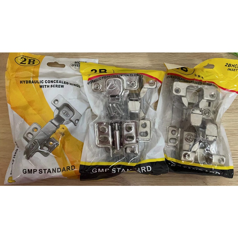 2B Hydraulic soft close Concealed Hinges Regular for Cabinet DIY (1PAIR ...