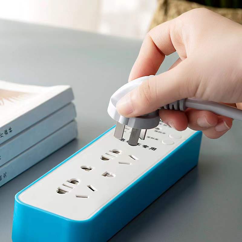 6 HOLE EXTENSION CORD with button 2500W MAX 10A 250V- | Shopee Philippines