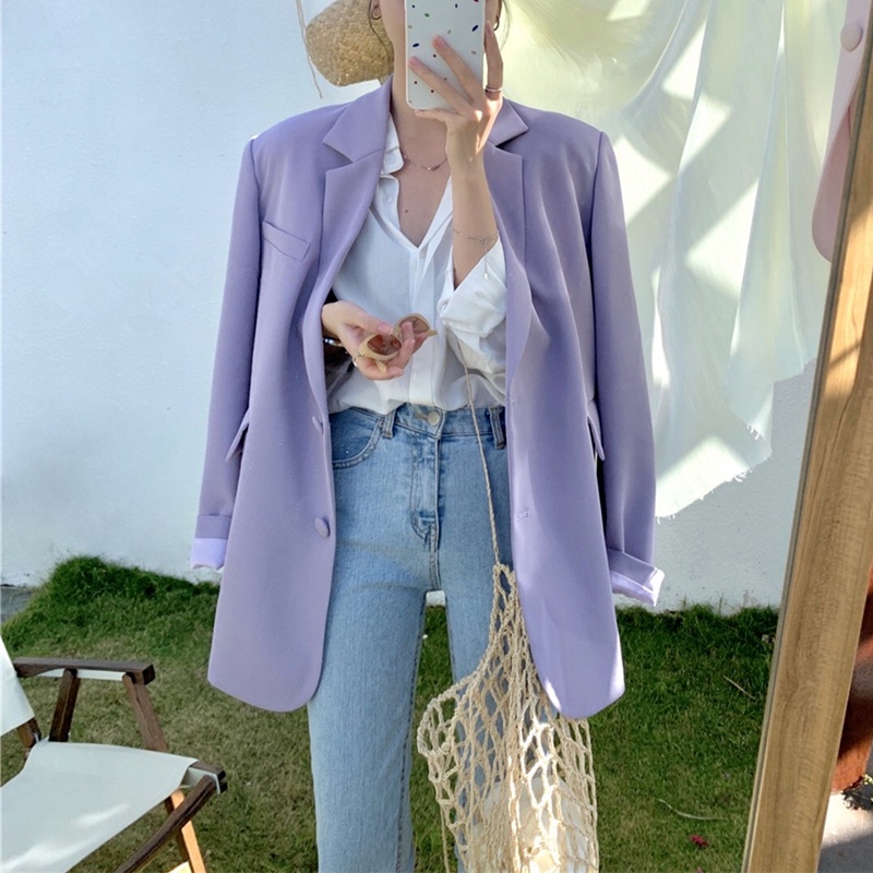 Light pink suit jacket womens sale