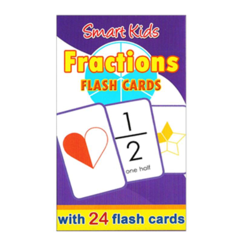 Fraction Picture Cards Educational Flash Cards for Children | Shopee ...