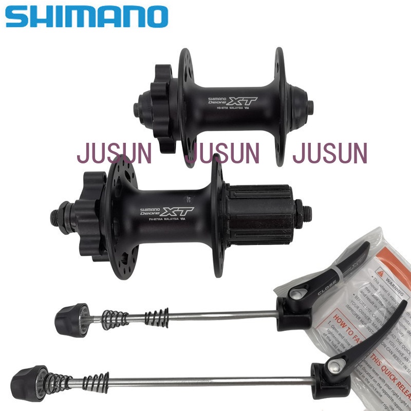 【High Quality】 Shimano Deore XT FH-M756A HB-M756 MTB Disc Brake Hub 32 ...