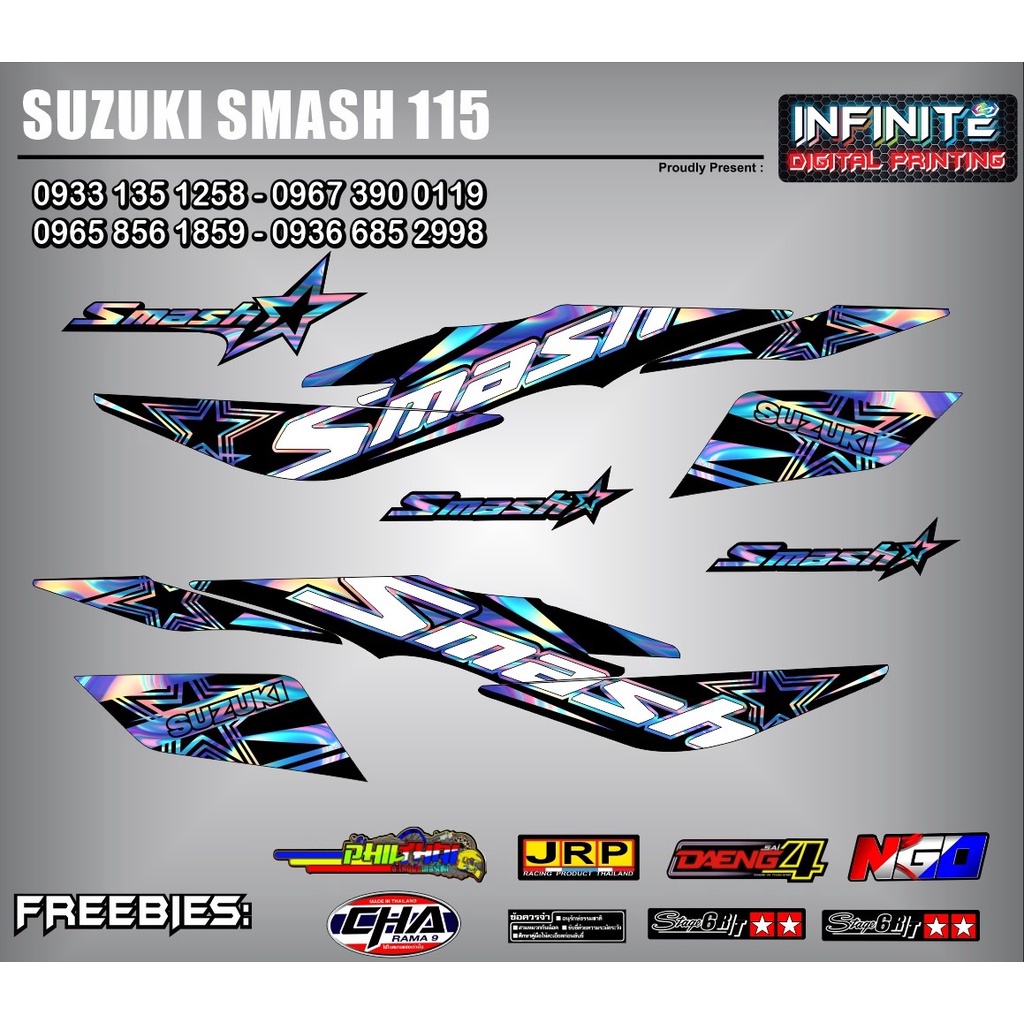 SMASH 115 DECALS STICKER ( LIMITED EDITION ) | Shopee Philippines