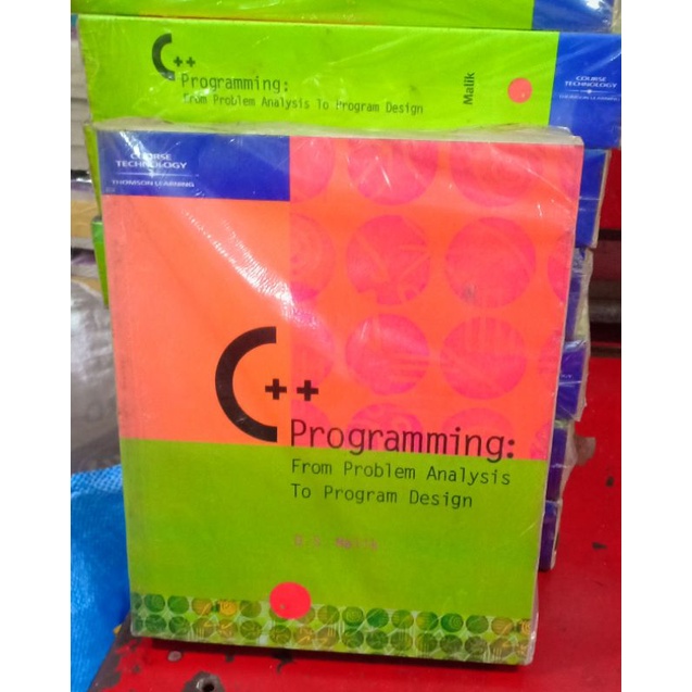 C++ programming from problem analysis to program design | Shopee ...
