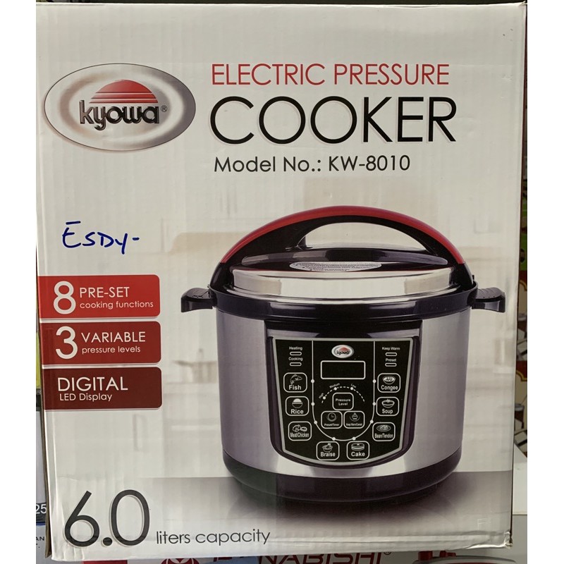 Kyowa Electric Pressure Cooker KW8010 Shopee Philippines