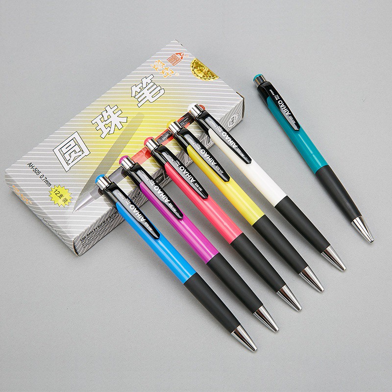 Penlab 12 Pcs/Lot Blue Color Ink Ballpoint Pen 0.7mm Roller Ball Pens ...