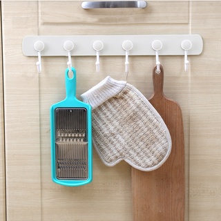 Wall Mounted Kitchen Hook Rack No-Punching Wall Hangers Rail Kitchen  Utensils Rack Spoon Shovel Chopping Board Storage Rack