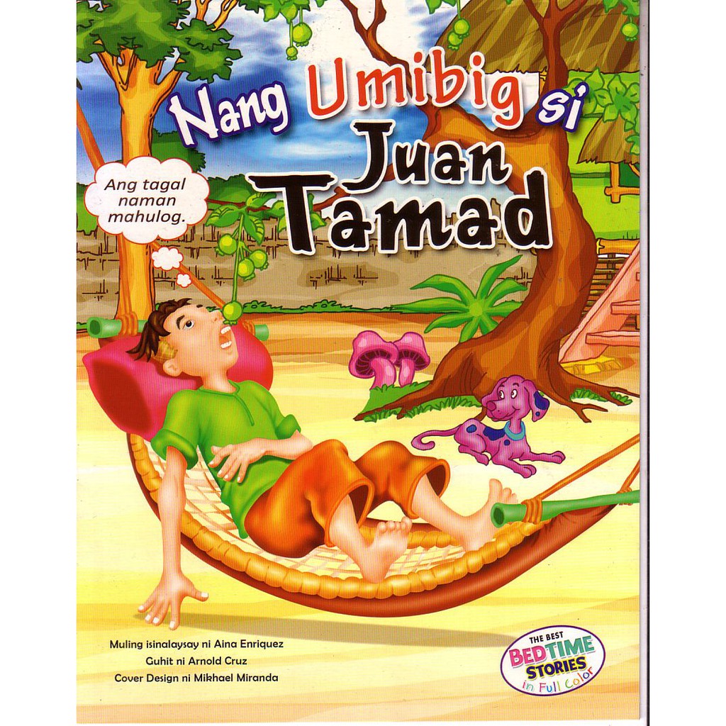 Colored Story Book Nang Umibig Si Juan Tamad With English Translation Bed Time Stories 16 5809