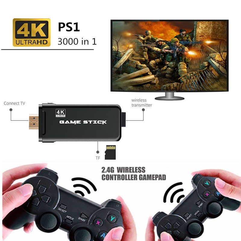 4K HD Video Game Console Y3 Game Double Wireless