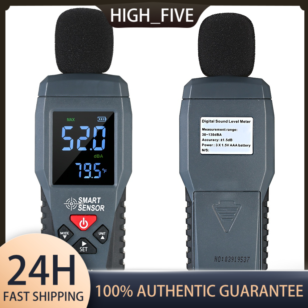 CUST SMART SENSOR Mini Digital Sound Level Meter LCD Display Noise
