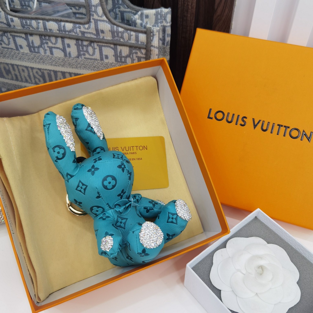 Original Louis Vuitton LV Bunny KeyChain Car Decoration