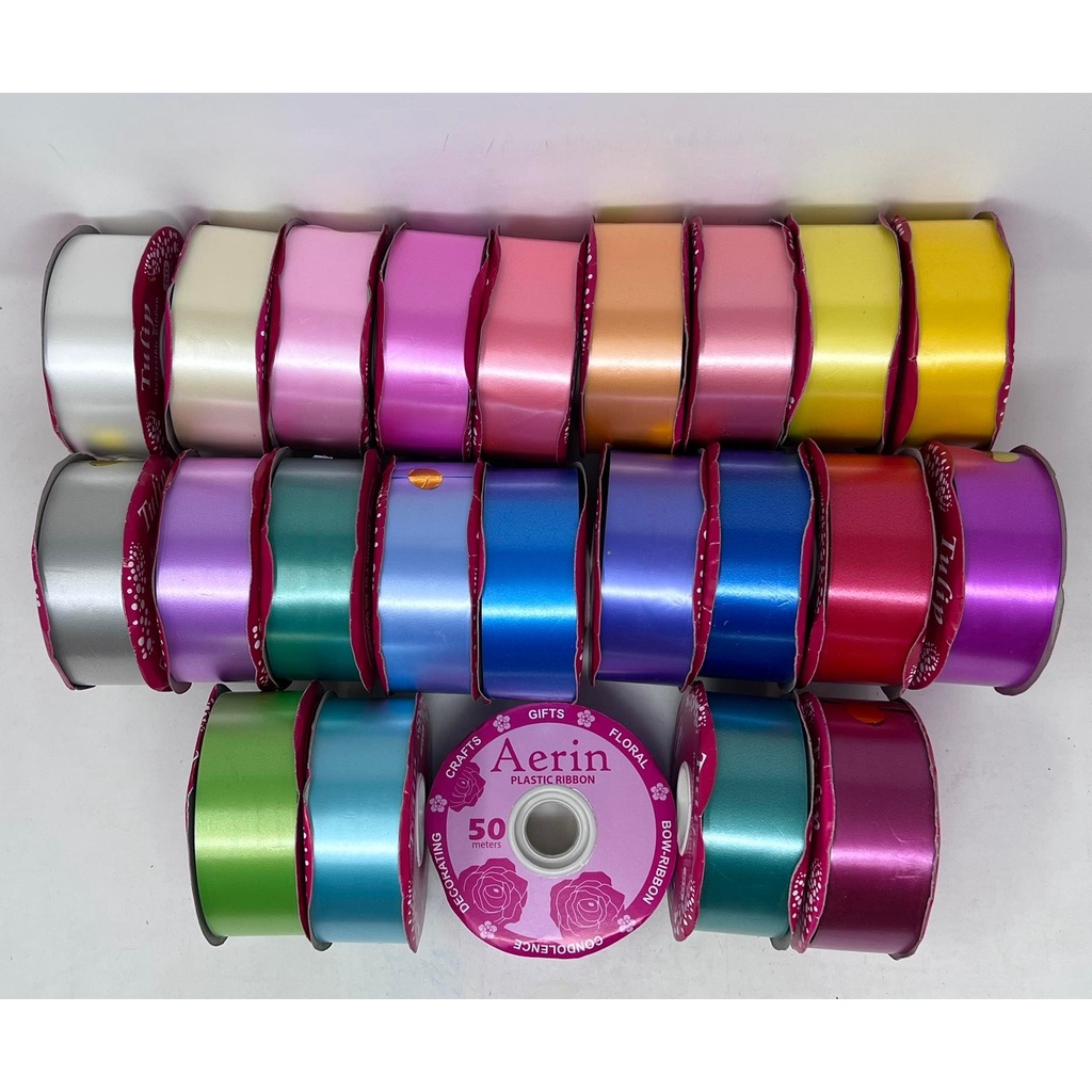Plastic Reversible Ribbon Aerin Size 9 (1.5 inches) (36 mm) Condolence ...