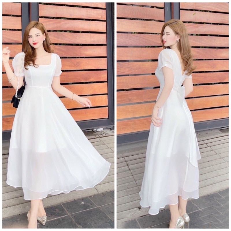 shopee white dress Retcvk 1/6 BJD Ball Jointed Blythe Smart Doll With Clothes The maxi length hits at the ankle for a chic and elongated look Shopee Wedding Dress - Women