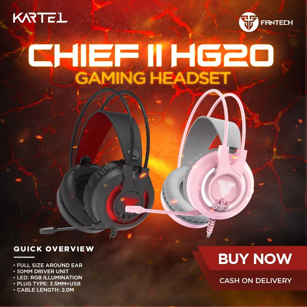 Fantech HG20 Chief II RGB Gaming Headset Philippines