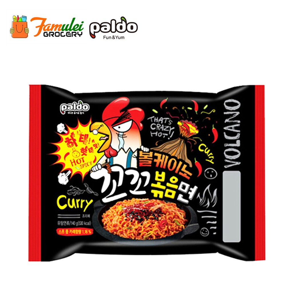 Paldo Volcano Kokomen Crazy Spicy Chicken Noodles Ramen 140g Shopee