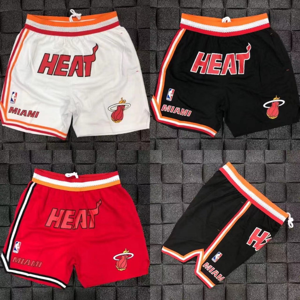 NBA retro classic just don shorts miami heat OEM quality Shopee