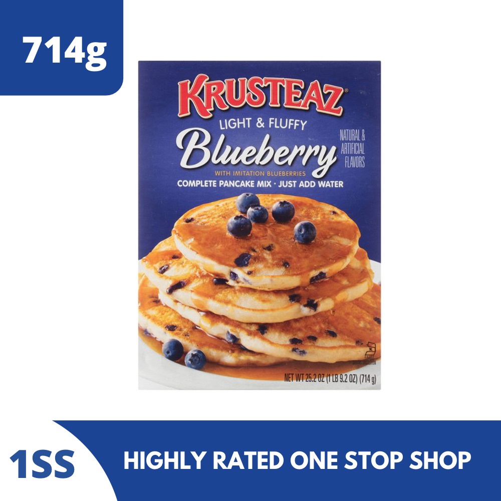 Krusteaz Light And Fluffy Blueberry Complete Pancake Mix 714gfood Snack Shopee Philippines